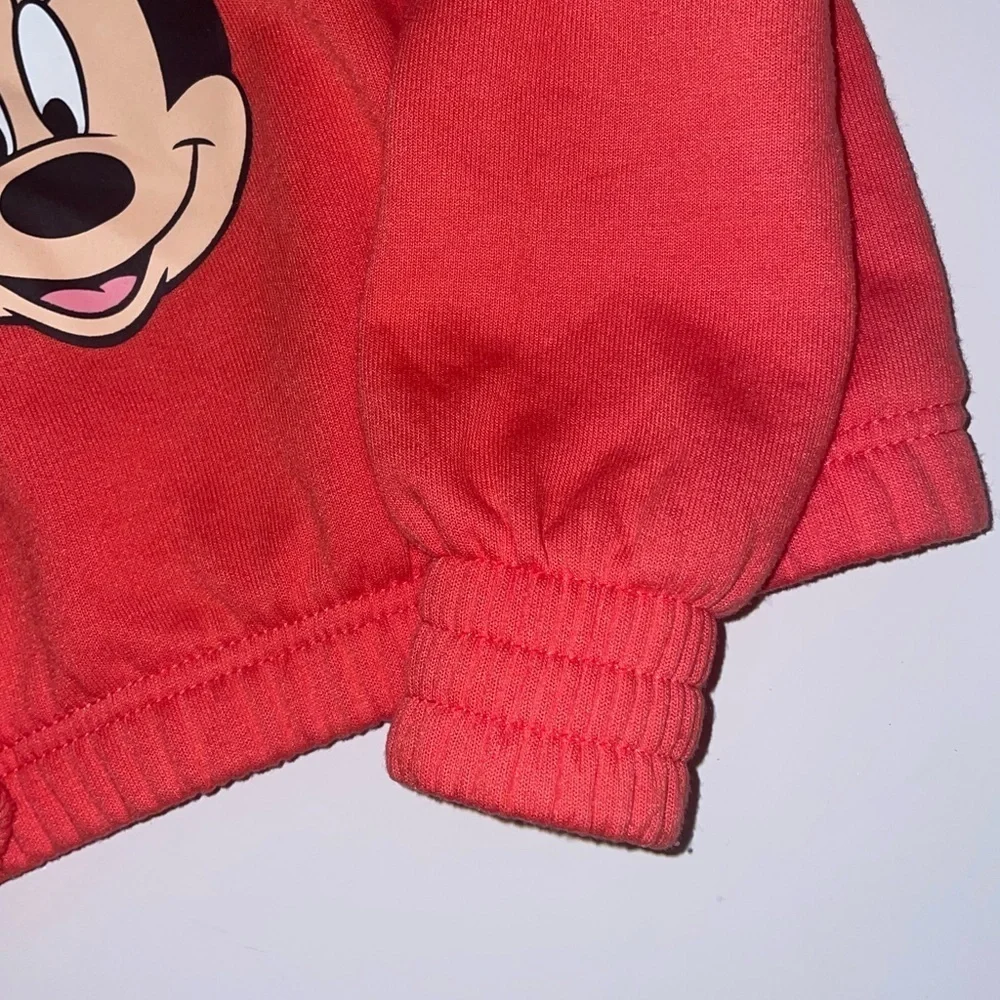 Disney Minnie Mouse Red Girls Sweater Size 7 - Picture 4 of 5
